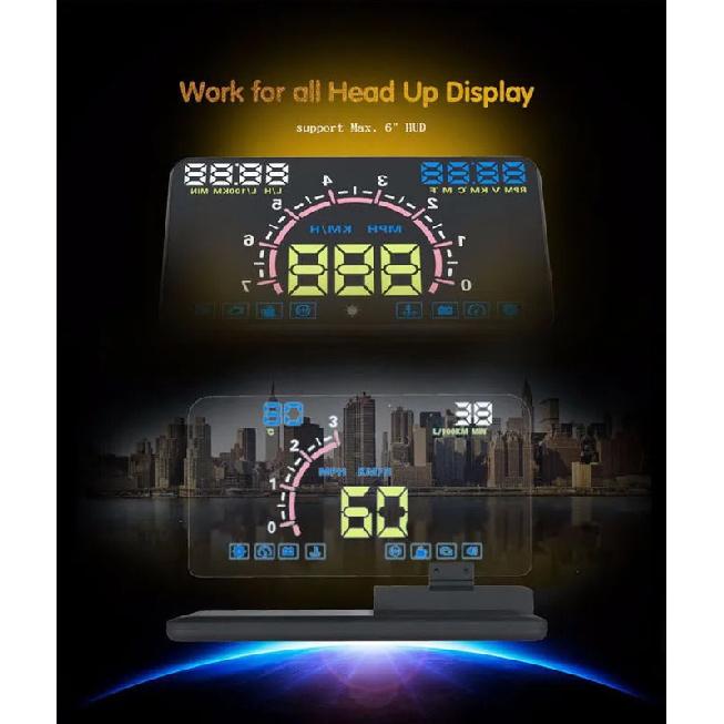 Auto HUD Halter Head-Up-Display Projektor Halterung H6 Bildschirm Telefon Navigation GPS Halter Universelles Head-Up-Display Auto Zubehör