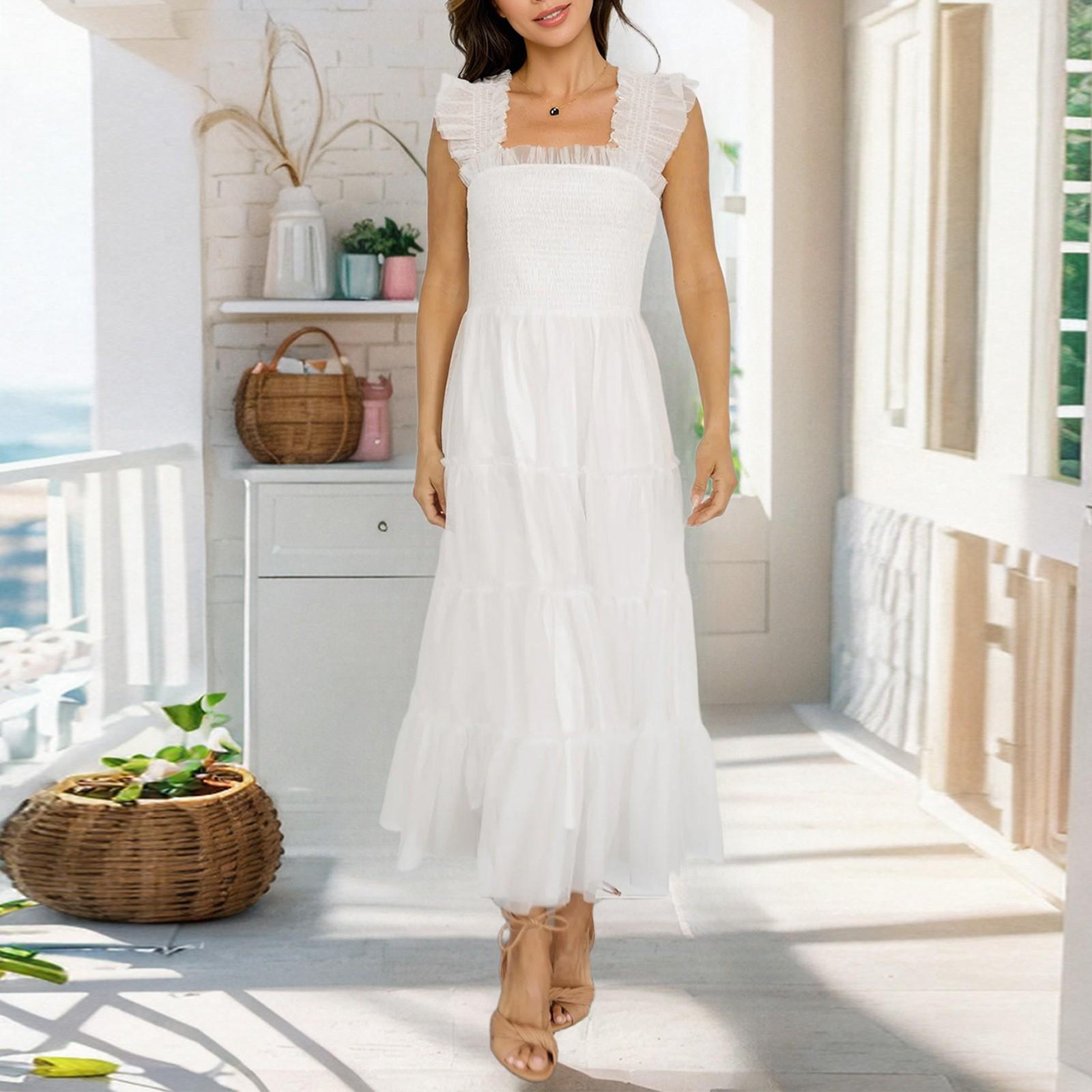 

Женская мода однотонная сексуальная юбка-торт с рукавами-крылышками, утягивающее банкетное платье, длинное платье XL