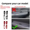 For Toyota Prius 60 Series 2023 2024 2025 LHD RHD Real Soft Carbon Fiber Sticker Car Window Lift Button Panel Trim Accessories