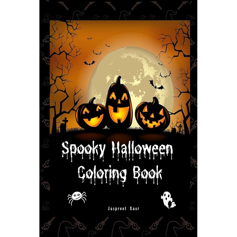 Spooky Halloween Coloring Book
