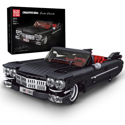 Mold King 10012 Science and Technology Sports Car Building Blocks Classic Retro Sports Car Cabrio Car Model Building Blocks Exclusive Car Exhibition
