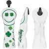 CRAFTSMAN Utility Single Headcover with Number Tags Cute Clover Smile Design Cover, (2, 3, 4, 5, 6, UT), Elastic,
