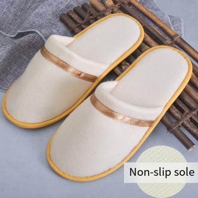 Pantofole da uomo usa e getta Invernali Calde Pantofole in cotone da uomo per la casa Resistenti all'usura Strisce Antiscivolo Hotel Viaggio Coppia Scarpe da donna