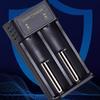 Universal Rechargeable Battery Charger Charging Adapter USB 2-Slot Battery Charging Tool for 18500/18650/26650/21700