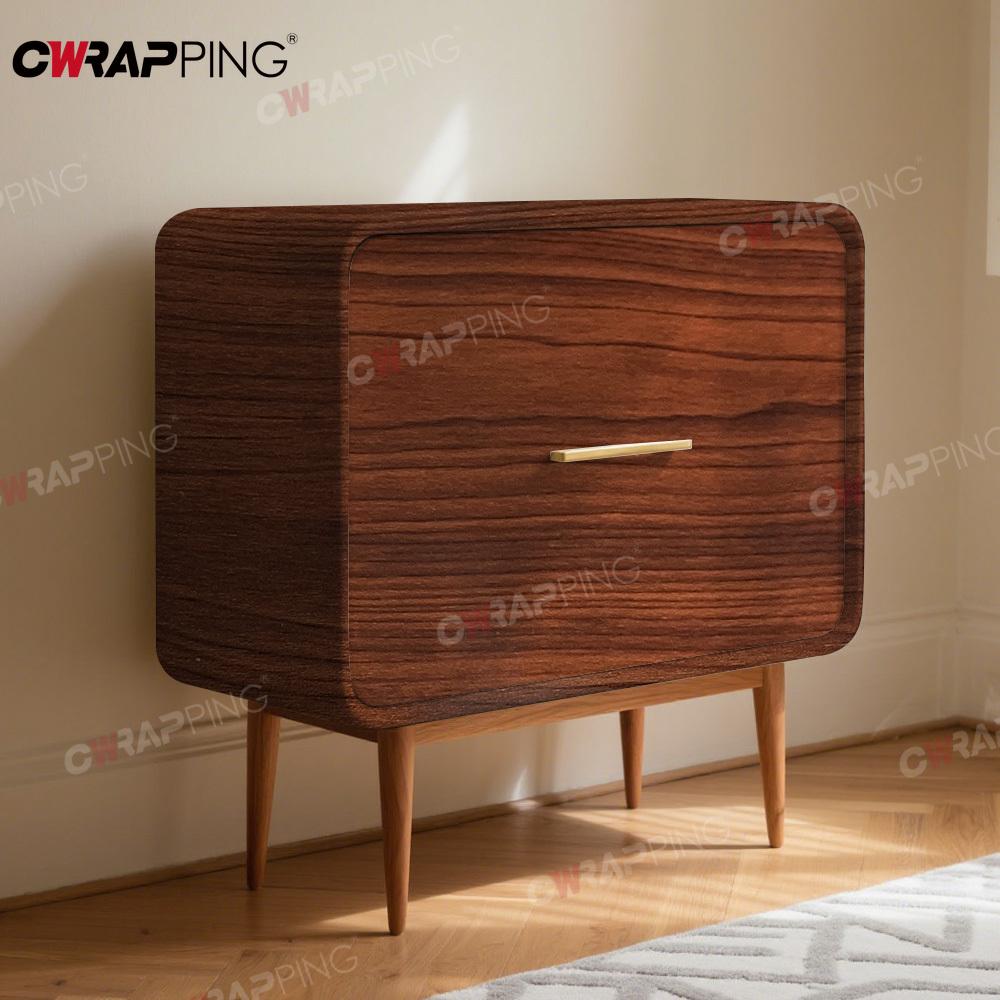 Film Wrapping DIY Bedroom Decorations Waterproof Adhesive Wallpaper Wood Grain Furniture Adhesive Paper Wallpapers Home Decor