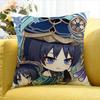 Game G-enshin I-Impac-t World Various Sizes Square Pillow Case For Car Home Bedchamber Decor