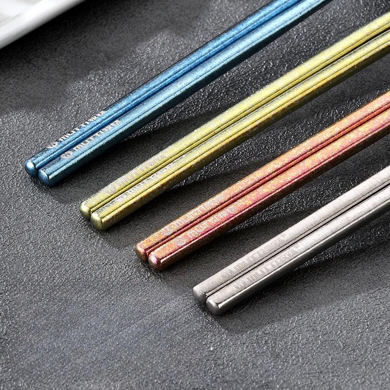 Ru Han Lightweight Titanium Chopsticks Set