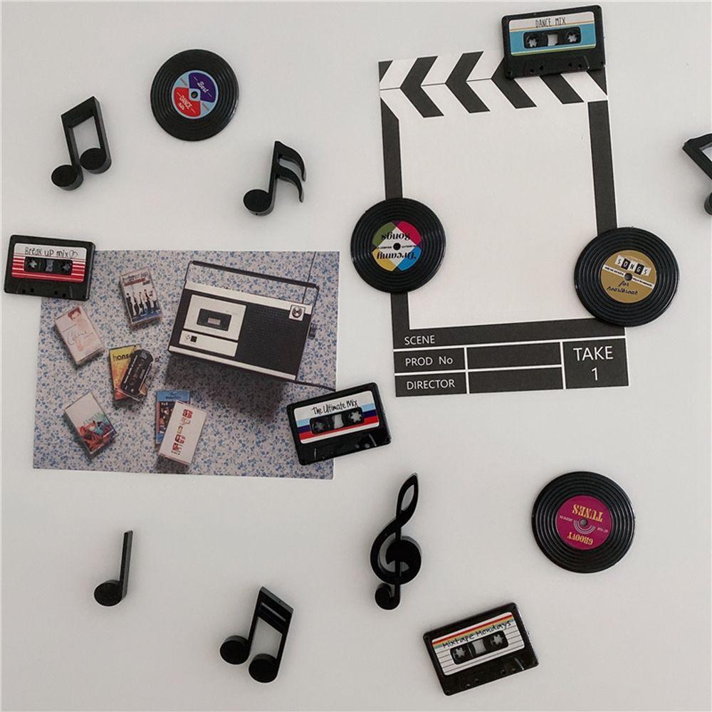 Disc Record Cassette Souvenir Gifts Magnetic Sticker Home Decor Refrigerators Sticker Fridge Magnet