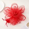 Elegant Tea Party Mesh Hair Band Exquisite Bride Headdress Feathers Fascinator Hat  Dance Show