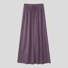 INCERUN Men Drawstring Elastic Waist Thin Casual Loose Long Wide Leg Pants Trousers