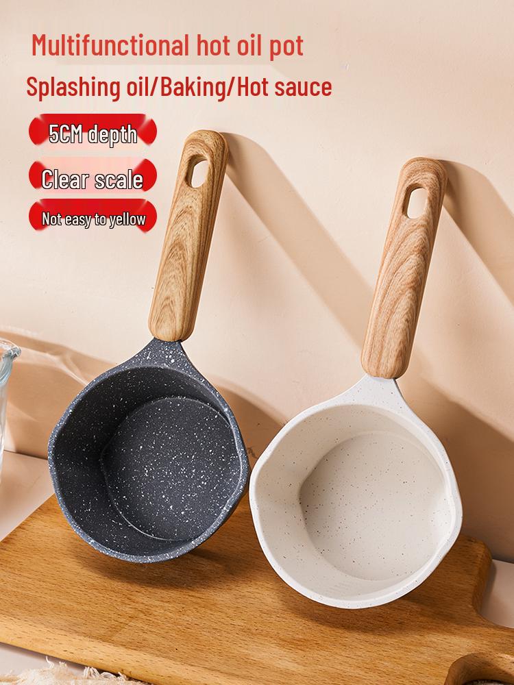 Maifan Stone Non-Stick Oil Splatter Mini Pan for Fried Eggs