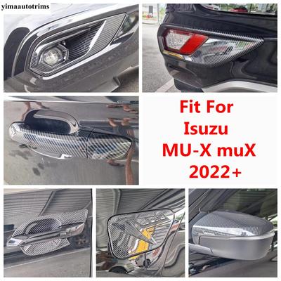 Front Rear Fog Light / Door Handle Bowl / Rearview Mirror / Fuel Tank Cap Cover Trim Accessories For Isuzu MU-X muX