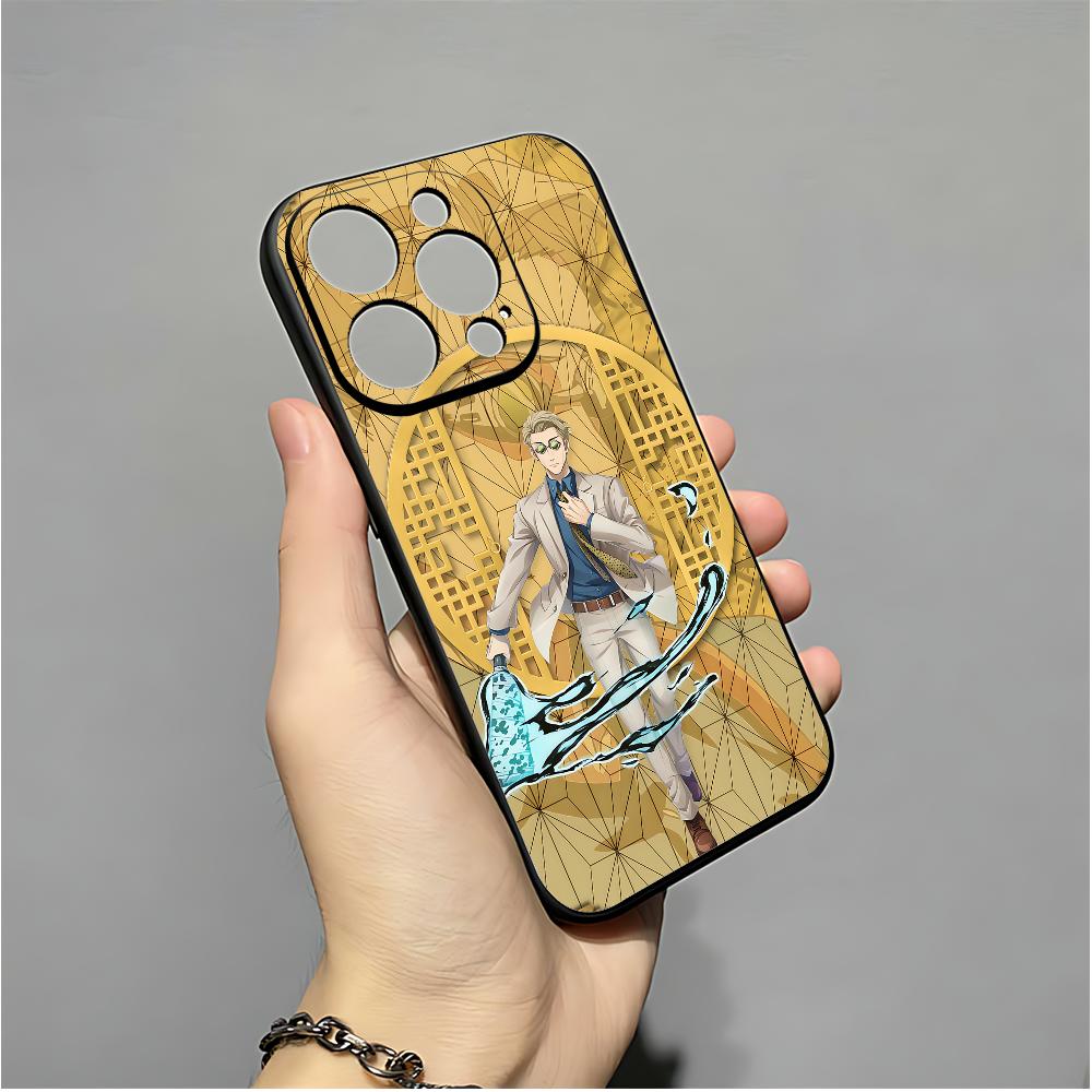 Kento T-Nanami J-Jujutsu K-Kaisen Phone Case For IPhone 16,15,14,13,12,11,XS,XR,X,8,7,Pro,Max,Plus,mini Silicone Black Cover