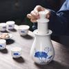 Sake-Keramik-Weinset im japanischen Stil Spender Sake-Becher Baijiu-Becher-Set Haushalt Küche Traditionelles Trink-Barzubehör-Set Neu