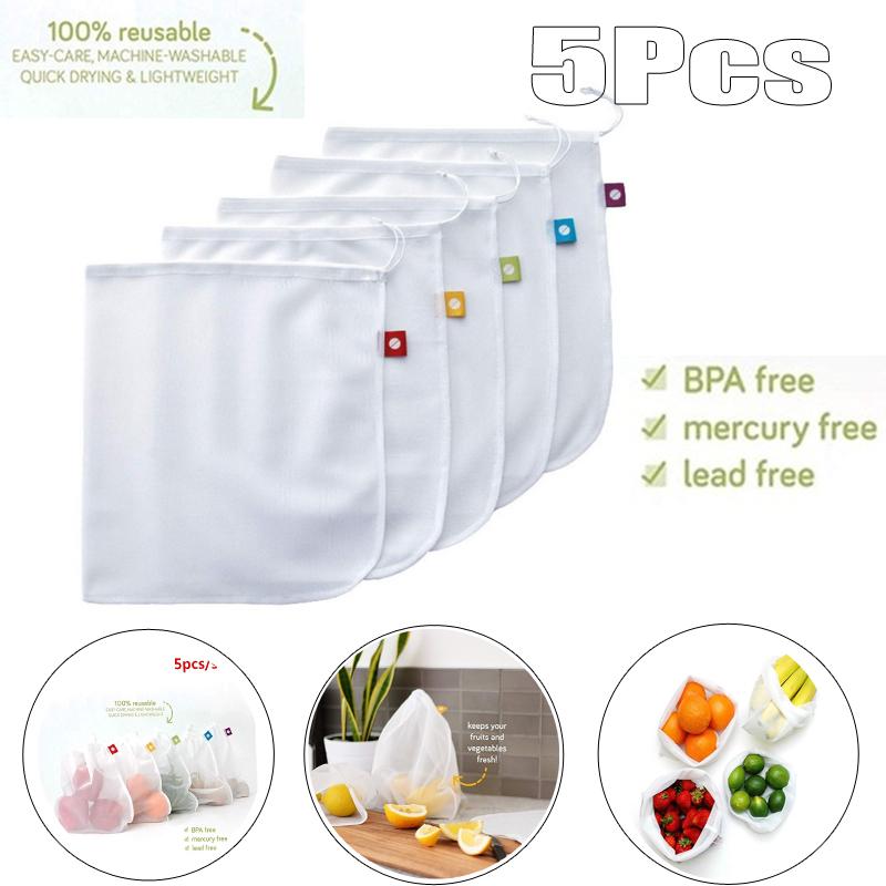 mesh reusable bolsas