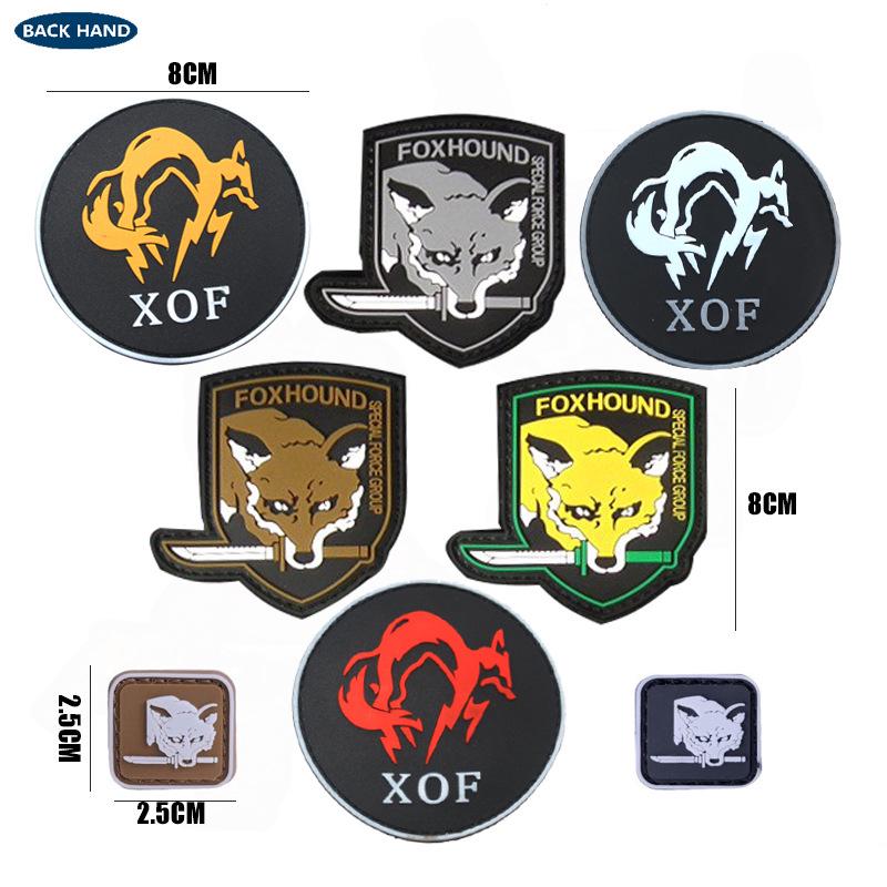 Brățară Joc Exterior cu Insignă Metalică Solid Gear Fox XOF 3D din PVC