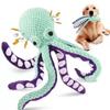 Poulpe pour Animaux Jouet Indestructible pour Chien pour Masticateurs Agressifs Siffleur Interactif Jouet Anti-Anxiété Pour Tous les Chiens Fournitures pour Animaux