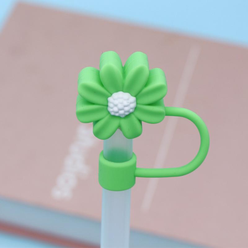 Stanley Water Bottle Silicone Straw Cover with Dust Plug - 10mm Bow Design