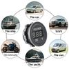 CESFONJER Car Voltmeter Red LED Digital Display Car Voltage Monitor with Connection Cable DC -24V Suitable for Motorcycle, Car, Truck