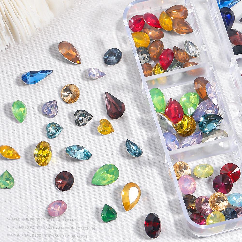 

Любовь Сердце Японский дизайн ногтей Украшения для ногтей Украшения для ногтей Стразы для ногтей 3D Сверла для дизайна ногтей