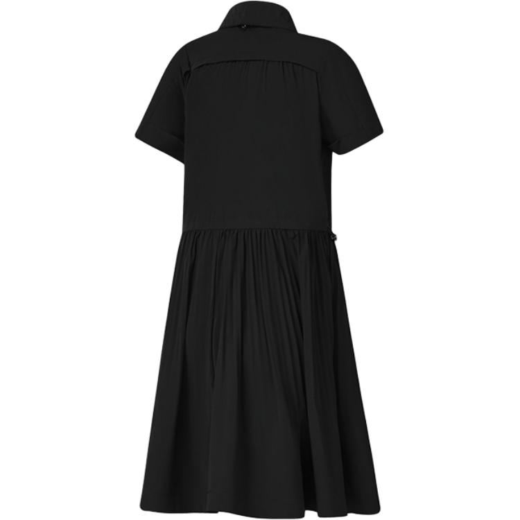 FILA Golf Series Loose Soft Comfortable Short Sleeve Dress With Shorts Women dresses A11W535310F-BK