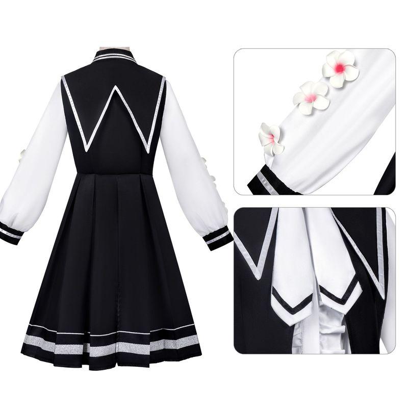 New Sakuraba Ema Cosplay Costume Wig Anime Magical Woma Witch Trial Ema School Uniform Lolita Dress Halloween Christmas Clothing