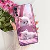 Silicone Case For Motorola Moto E32 E32s Cover Fashion Cartoon Dragon Painted Fundas Soft TPU Bumper For MotoE32 MotoE32s Casing