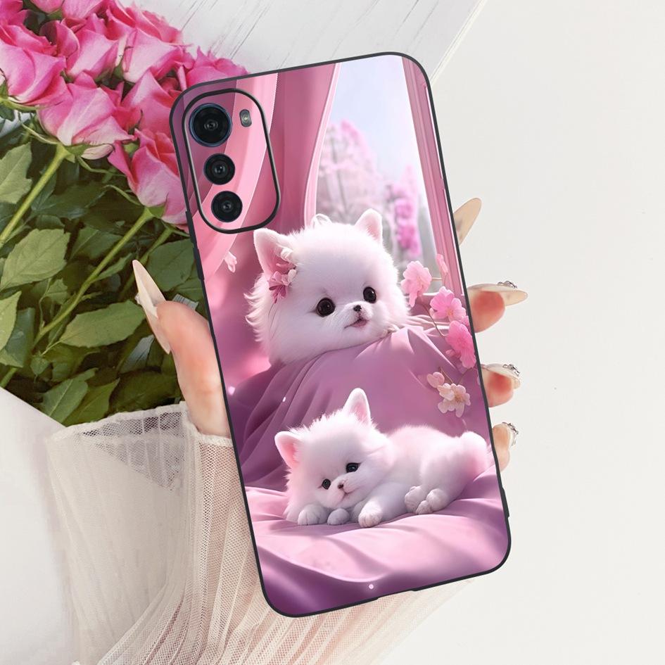 

Silicone Case For Motorola Moto E32 E32s Cover Fashion Cartoon Dragon Painted Fundas Soft TPU Bumper For MotoE32 MotoE32s Casing Motorola Moto E32