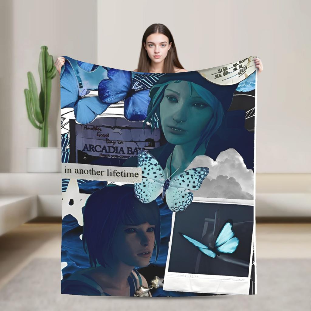 Life Is Strange Game Blanket  Fuzzy Vintage Warm Throw Blankets for Home Spring Autumn