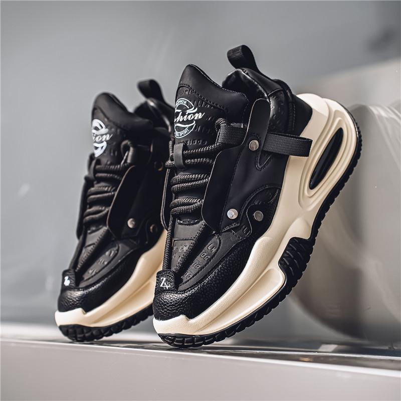 Men's Shoes Spring and Autumn Sports Men's Casual Shoes Four Seasons Leisure Sports Leather Shoes for Men 39-44