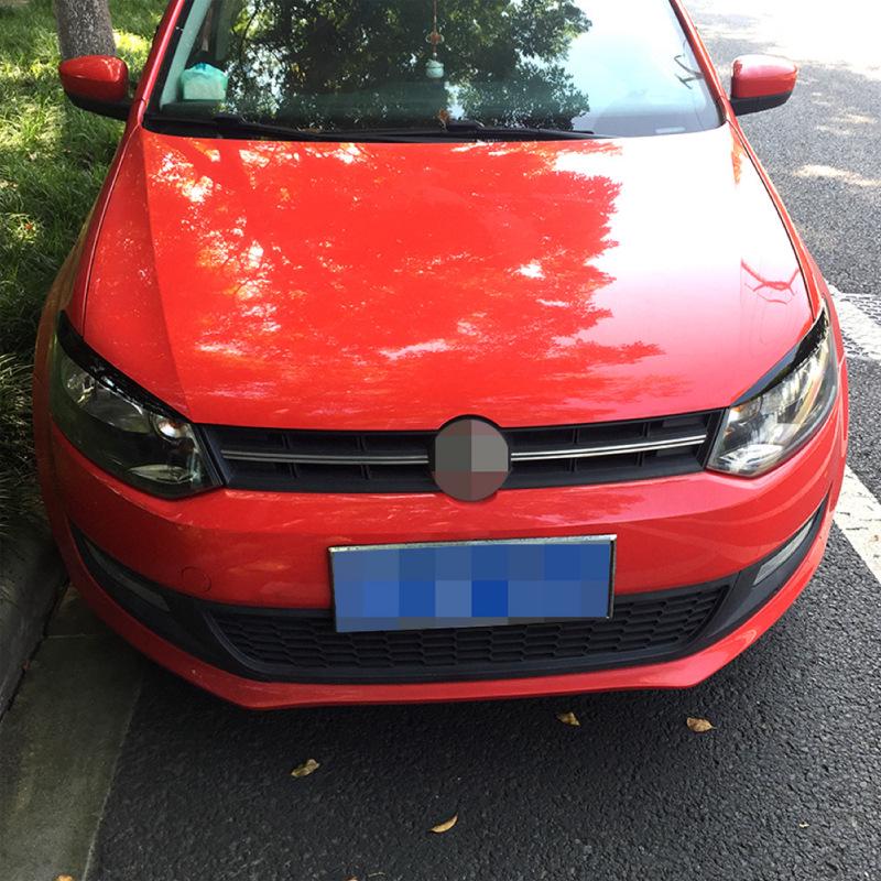 Volkswagen Polo 6R/6C 2009-2017 Headlight Eyebrow Stickers - Exterior Car Modification Accessories
