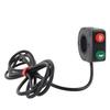 2 In 1 Motorcycle Horn Light Switch Handlebar Light Horn Turn On Off Switch Button for Scooter Electric Cycle 1.5