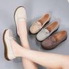 Mocasines Zapatillas Ligeras de Cuero Genuino para Mujer Zapatos Planos Suaves Antideslizantes Mocasines Estilo Nuevo Slip On Zapatos Casuales Bean