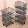 Multi-layer Floor-standing Fruit & Veggie Basket Rack for Kitchen & Home