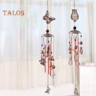 1 Set Wind Chime Eye-catching Ornamental Lightweight Useful Owl Windbell Wall Garden Pendant Home Supply