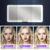 LED Light Mode Stepless Dimming Sun Visor Vanity Mirror Rechargeable Touch Sensor Vanity Mirror Convenient Car Vanity Mirror