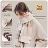 JIUMU Women's Pure Wool Winter Scarf