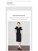 Shenzhen Nanyou Off-Shoulder Wooden Ear Edge Summer Dress - Celebrity Style Elegant Hip Skirt for Women