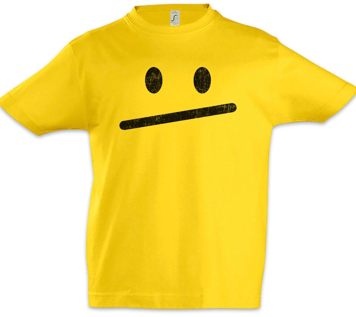 Smile Meh Kids Boys T-Shirt Smile Fun Geek Nerd Meh Smile Gamer Gaming PC- 100