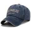 Water Washed Cotton Letter Embroidery Casual Baseball Hat For Sunshade And Daily Wear