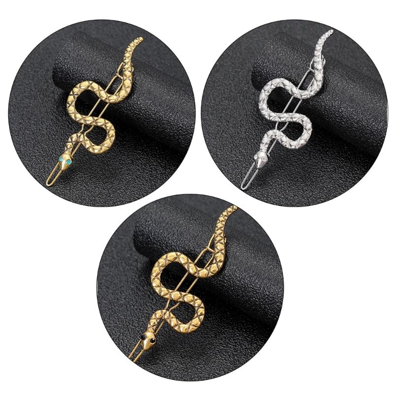 Luxurious Snake Hair Accessory Decorated with Rhinestones Hairpieces Unique Hair Accesories For Party Wedding