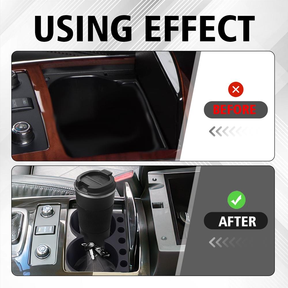 Double Hole Beverage Coffee Cup Holder For Infiniti FX35 FX37 FX50 QX70 FX30D 684311CAOA Cup Holder