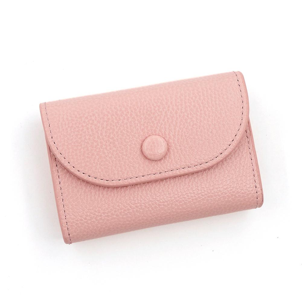 Simple & Portable Coin Pouch: Soft Lychee Texture, Large Capacity for Change & Cards