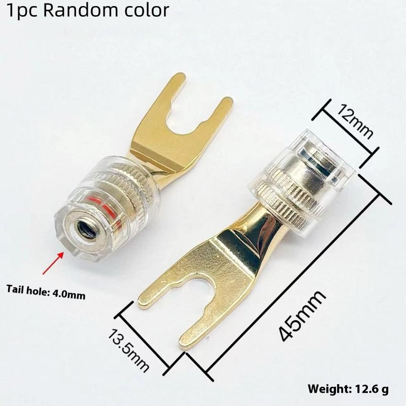 Speaker Amplifier Terminal Binding Post Nut Banana Plug Jack Socket Connector Long Thread Adapter