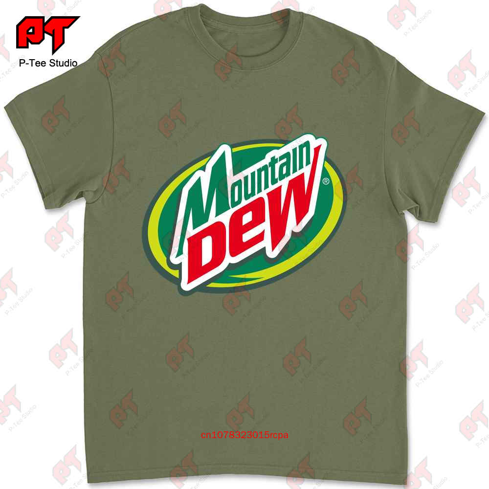 

Distressed Circle Logo Mountain Dew T Shirt N1SE 4XL