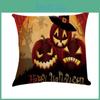 Premium Quality Fall Decor Pillow Case With Elegant Halloween Patterns
