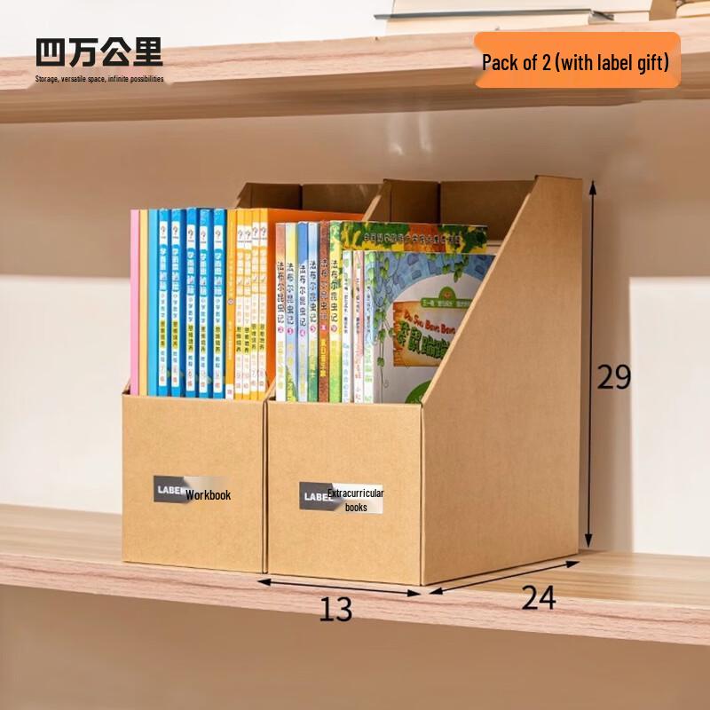 Desktop Paper File & Book Organizer