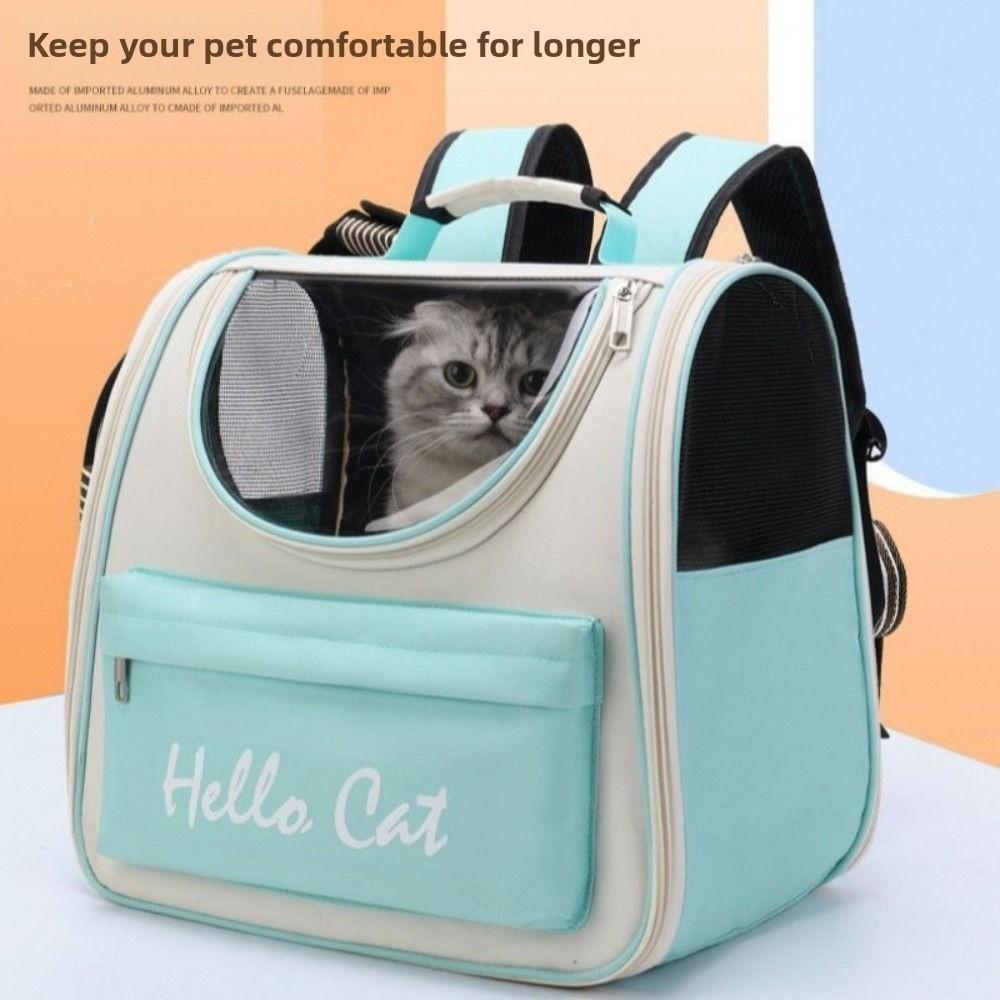 Waterproof Travel Puppy Bags Breathable Pet Carry Backpack Durable Cat Carrying Bag  Hiking Camping