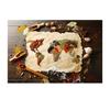 Spices Map Canvas Painting Grains Spoon Peppers Wall Art Kitchen Poster Print Decorative Picture For Dining Room Home Decor Unframed