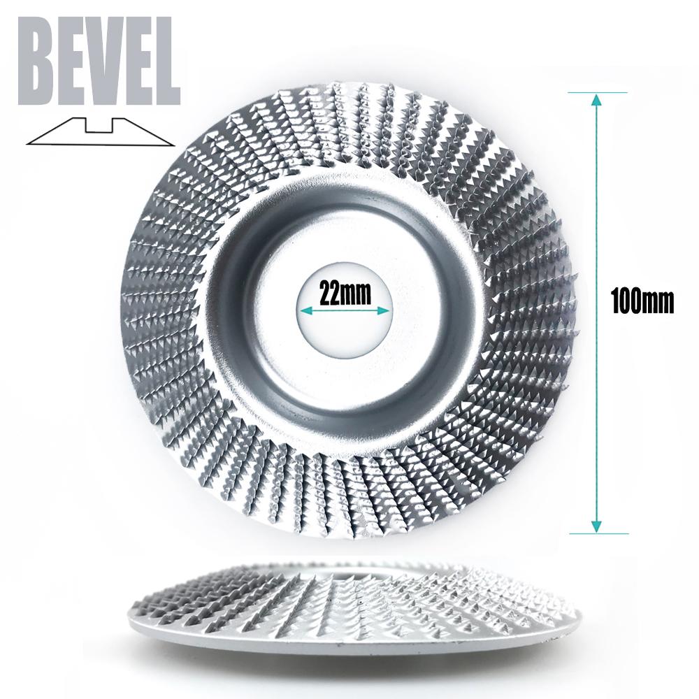 100mm Plane Bevel Angle Grinding Wheel 16/22mm Aperture Rotary Disc Sanding Woods Carving Tool Abrasive Disc for Angle Grinder